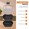 GARANTIA NOVA bidone per rifiuti organici 5 L, grigio Anteprima dell’immagine prodotto 5