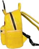 A side view of a yellow sequined backpack, likely a Loungefly Pokemon Pikachu Rucksack. Náhled obrázku produktu