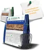 A product shot of several CoverUp! Gewebeplane (tarpaulins) with a marketing note pinned above. Produktbild-Vorschau