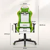A gaming chair with dimensions and measurements indicated. Náhľad obrázku produktu