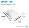 HP Z3700 Wireless-Maus (Ceramic White), Optisch, RF Produktbild-Vorschau 2