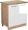 Spülenunterschrank Vicco Fame-Line Weiß Hochglanz 80 cm , Produktbild-Vorschau 1