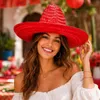 Sombrero "Santiago" Ø 50 cm | Strohhut zum Mexiko Kostüm Produktbild-Vorschau 3