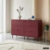 sweeek - Kommode mit 6 Schubladen, Holzdekor und Metall - Produktbild-Vorschau 5