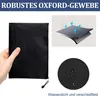 8 Stück Geldtaschen Banktasche Schwarz 23 x 18 cm Produktbild-Vorschau 3