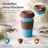 4 Kafeebecher Coffee to Go Becher Mehrweg Kaffee Tee Produktbild-Vorschau 3