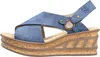 Rieker Damen Sandalen Plateau Keilabsatz 68184, Größe:41 Produktbild-Vorschau 2