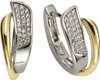 F Klappcreolen 925/- Sterling Silber 18mm mehrfarbig Produktbild-Vorschau 1