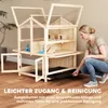 PawHut Hamsterkäfig 3 Etagen 68 x 61,5 x 90 cm Holz Produktbild-Vorschau 7