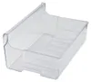 A clear plastic refrigerator drawer or crisper. Produktbild-Vorschau
