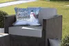 MuchoWow® Outdoor Kissen - Eine verschneite Puppe in der Produktbild-Vorschau 5