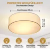 Monzana Lampadario da Soffitto 40W Rotondo 38cm Stoffa 2 Anteprima dell’immagine prodotto 4