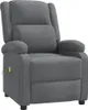 vidaXL Massagesessel Dunkelgrau Stoff Produktbild-Vorschau 1
