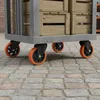 Relaxdays Zwenkwielen, set van 4, 50 mm, 400 kg Productafbeelding-voorbeeld 3