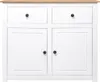 vidaXL Kredens biały 93x40x80 cm drewno sosnowe Panama Podgląd zdjęcia produktu 1
