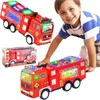 Camion de pompier avec son et lumière - voiture jouet en Voir les images du produit 2