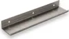 A single metal drawer pull or handle with a brushed finish, shown diagonally against a white background. Produktbild-Vorschau