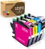 A box of STAROVER LC3213 ink cartridges and a set of four ink cartridges. Produktbild-Vorschau