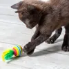 Karlie Regenbogenbälle mit Feder - Katzenspielzeug - Gummi Produktbild-Vorschau 3