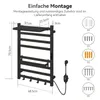 Puluomis elektrische handdoekradiator met LED-touchdisplay, Productafbeelding-voorbeeld 4