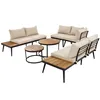 Flieks Gartenlounge-Set Ensemble de meubles de jardin 6 Voir les images du produit 8