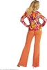 Groovy Damenbluse der 70er Jahre Schlager Hippie Siebziger Produktbild-Vorschau 4