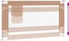 vidaXL Barrière de sécurité pour jeune enfant Taupe 140x25 Voir les images du produit 6