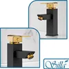 Cubo S-1022Bg Schwarz/Gold Waschtischarmatur Produktbild-Vorschau 10