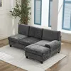 Merax Ecksofa L-Form 3-Sitzer mit Schlaffunktion, Produktbild-Vorschau 13