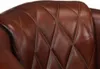 vidaXL Clubsessel Braun Echtleder Produktbild-Vorschau 5