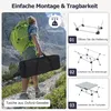 GOPLUS Campingtisch Aluminium 90x60cm, Picknicktisch Produktbild-Vorschau 4