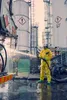 Combinaison de peintre Combinaison de travail jaune Voir les images du produit 8