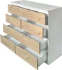 Kommode 8 grifflose Schubladen Thekla Weiß-Artisaneiche Produktbild-Vorschau 3