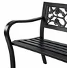 Panca da giardino in metallo Aga 125x53x77 cm Anteprima dell’immagine prodotto 5