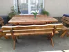 Gartenmöbel OC Holzgartenmöbel, Tisch + 2 Bänke + 2 kleine Produktbild-Vorschau 2