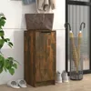 vidaXL Botník Kouřový dub 30x35x70 cm Materiál dřeva Náhled obrázku produktu 2