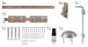Alberts DURAVIS® Beschlagssortiment | für  Doppeltore | Produktbild-Vorschau 1