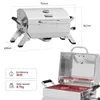 Royal Gourmet Tischgrill Tragbarer Gasgrill, Kompact Produktbild-Vorschau 7