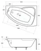BADLAND Eckbadewanne Badewanne Rima RECHTS 150x95 mit Produktbild-Vorschau 7