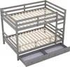 okwish Patrová postel dřevěná 140 * 200 cm s úložným Náhled obrázku produktu 4