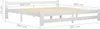 Maison Exclusive - Lit en bois massif Pin blanc 200x200 cm Voir les images du produit 6