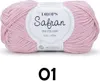 DROPS Safran, 100% Baumwolle (50g/160m) 01 wüstenrose Produktbild-Vorschau 1