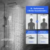 JOHO Edelstahl Regendusche Duschsystem Duschset Duschstange Produktbild-Vorschau 2