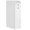 A white narrow cabinet with two drawers and a cabinet door, shown against a white background. Náhled obrázku produktu