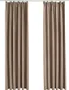 vidaXL Tende oscuranti con ganci 2 pz. Taupe 140x245 cm Anteprima dell’immagine prodotto 1