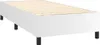 Boxspringbett mit Matratze Weiß 100x200 cm Kunstleder Produktbild-Vorschau 3