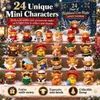 2er 3D Highland Cow Adventskalender mit nummerierten Produktbild-Vorschau 6