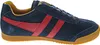 A side view of a blue Gola sneaker with red stripes. Náhled obrázku produktu