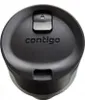 Top view of a black Contigo travel mug lid. Náhled obrázku produktu