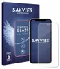 A product box and a screen protector for a smartphone. Produktbild-Vorschau